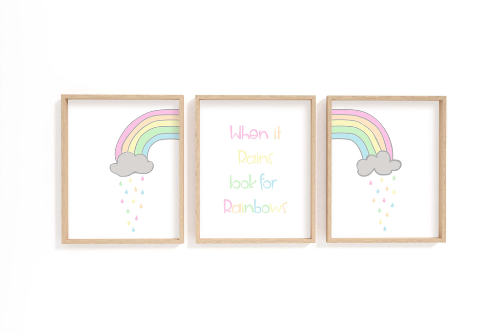 Rainbow Prints Girls Prints Abstract Prints Pastel Rainbow Nursery Prints  You Are My Sunshine Sun Print, Girls Nursery Prints Kids Wall Art -   Canada