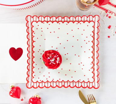 Love Heart Shaped Paper Napkin – Sprinkle BASH