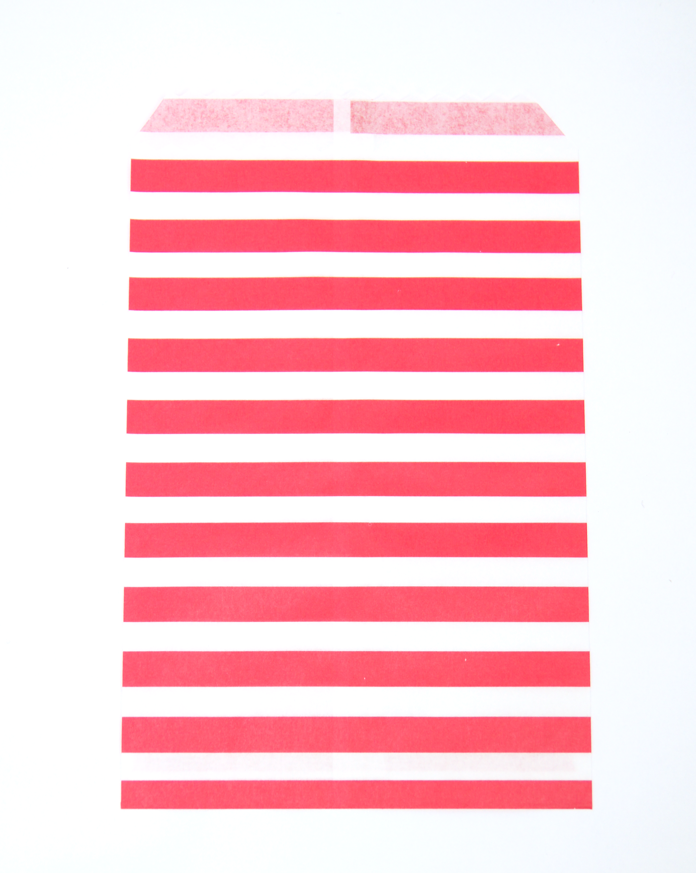 red and white striped goodie bags