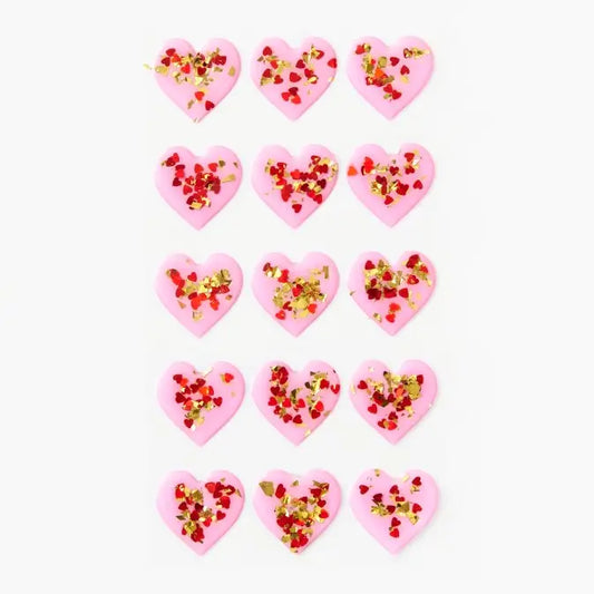 Meri Meri Glitter Heart Stickers