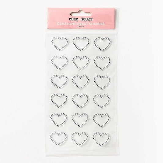 Meri Meri Glitter Heart Stickers