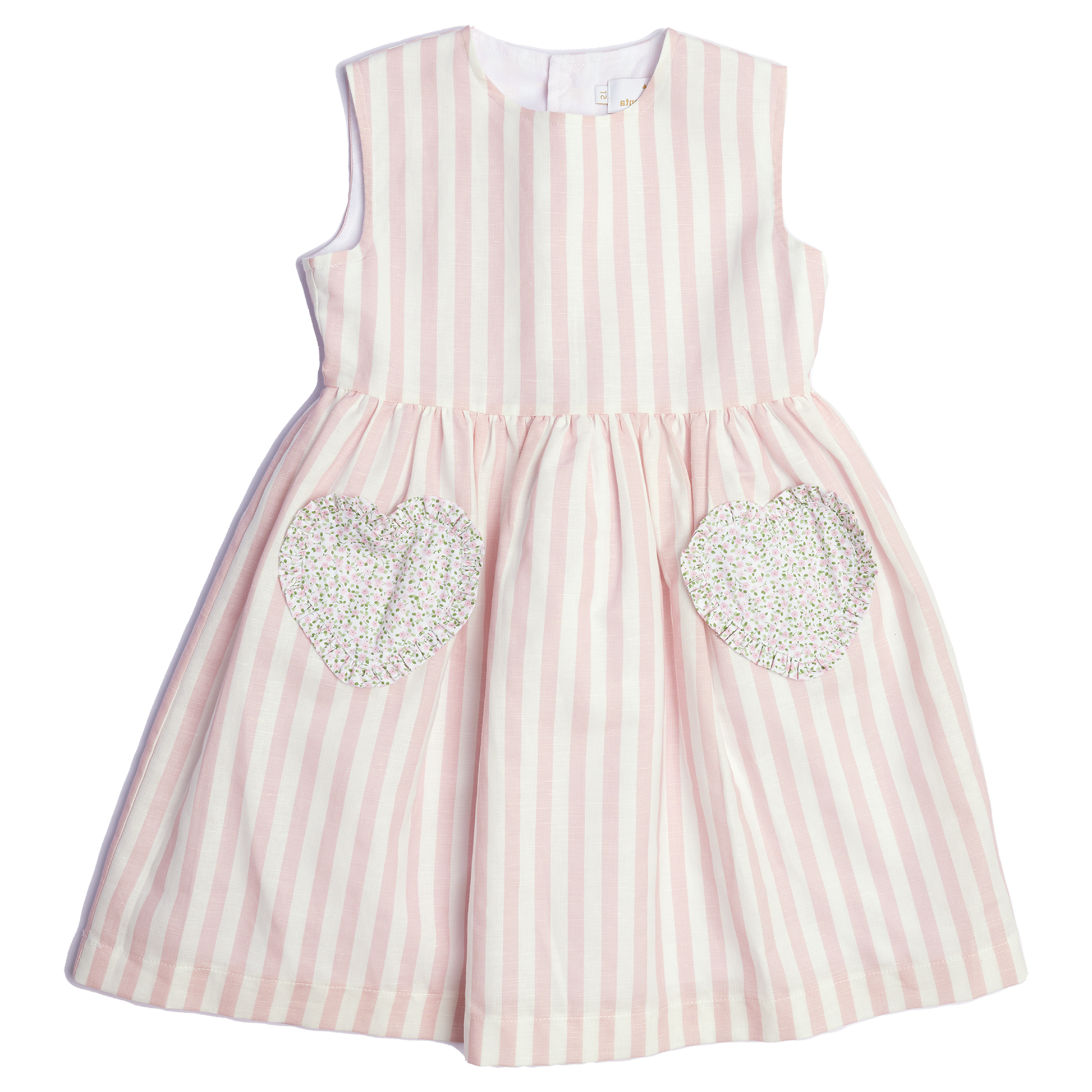 Sal and Pimenta Pink Delight Hearts Children's Dress Dress