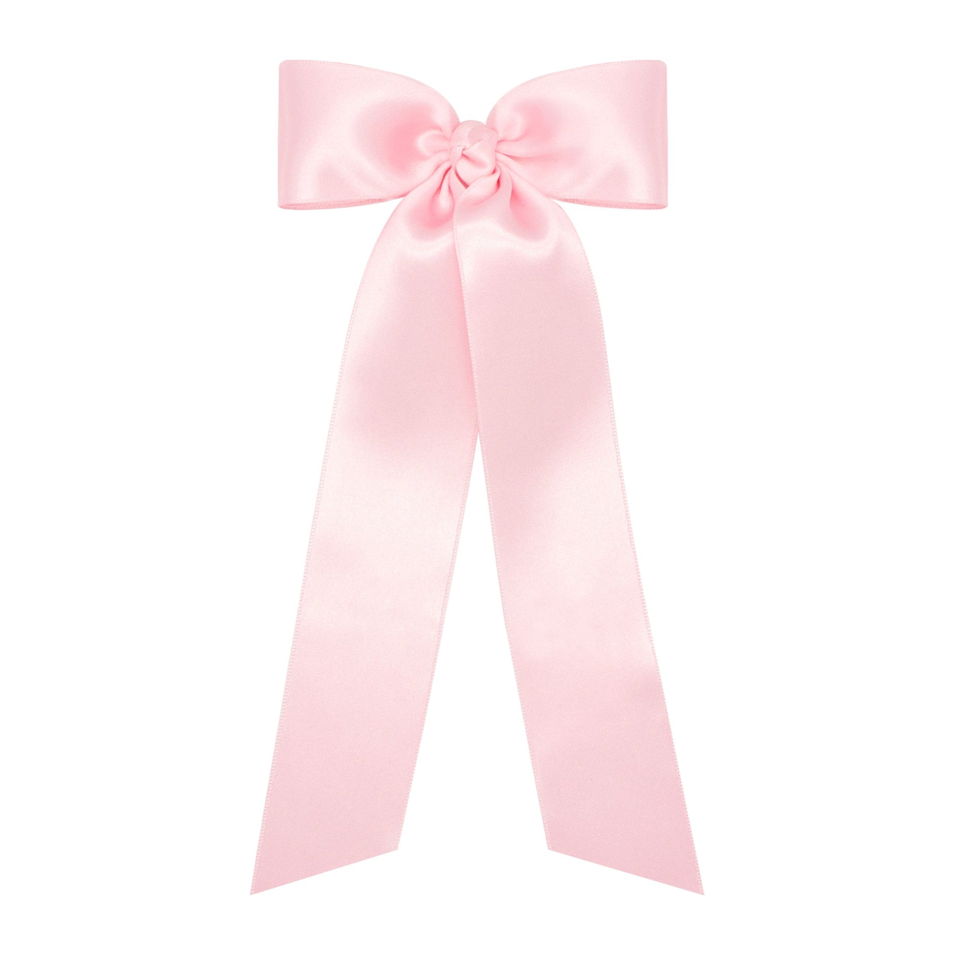 pink satin bow