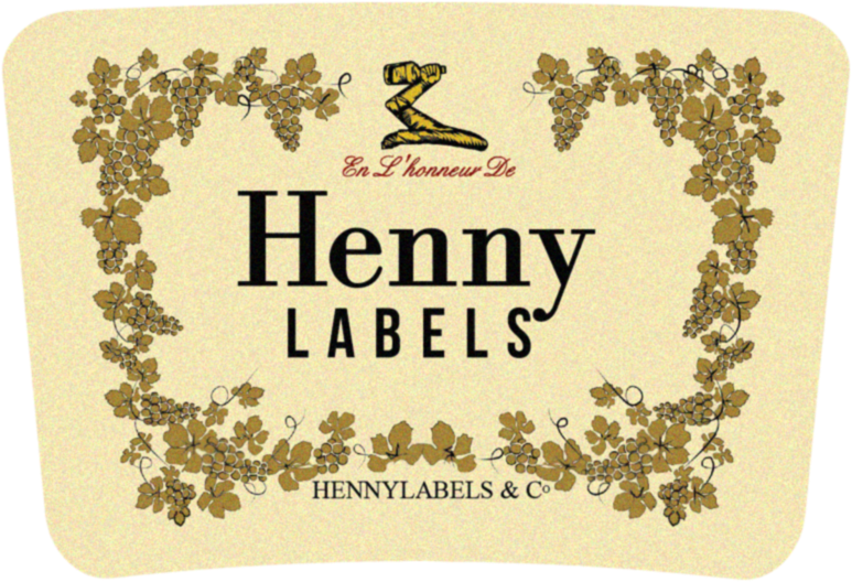 Printable Hennessy Label Png