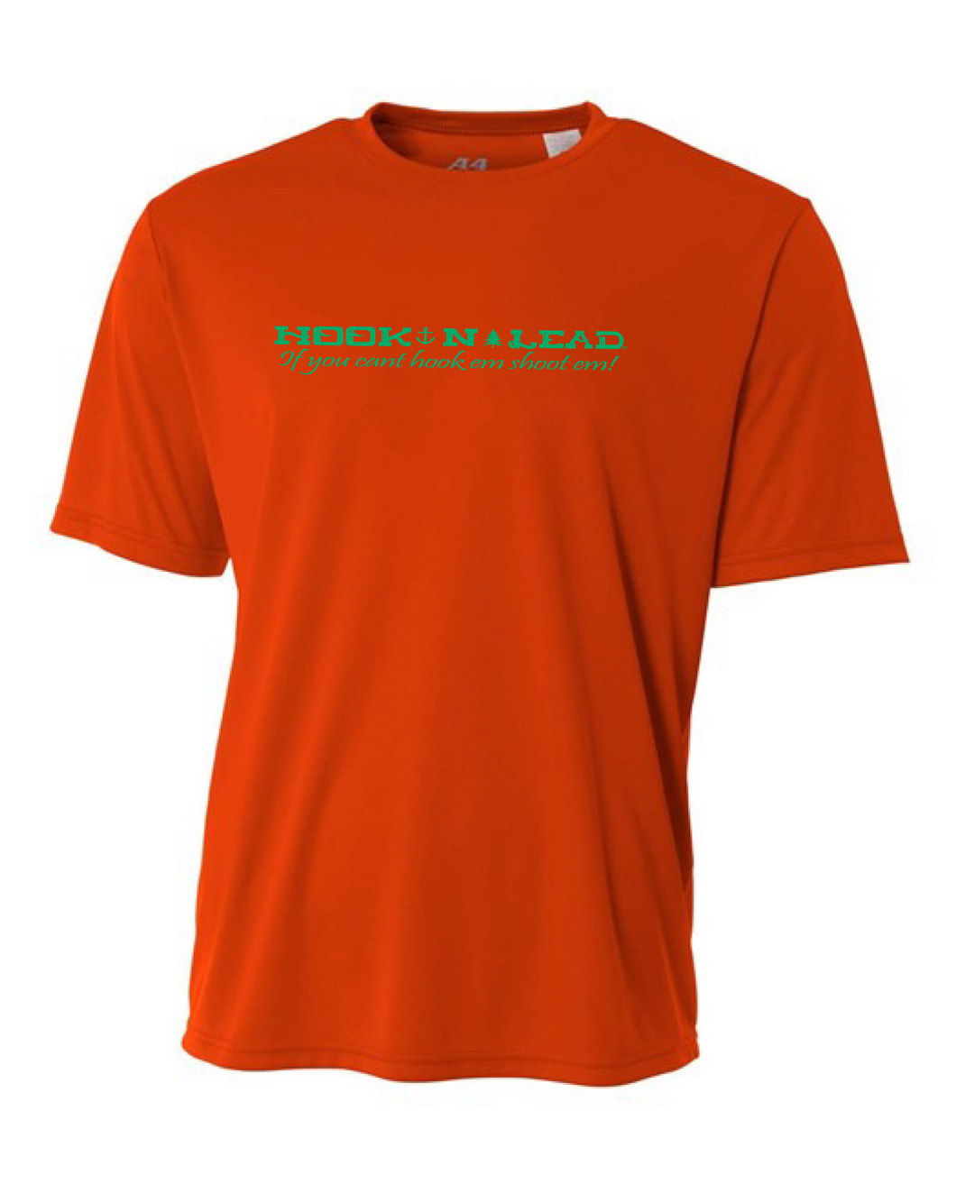 orange dri fit shirt