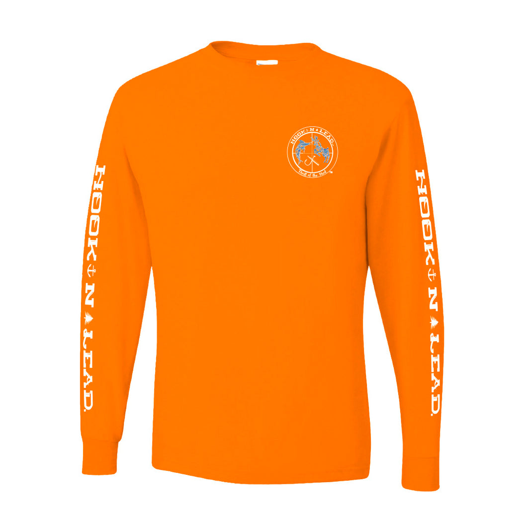 orange dri fit shirt