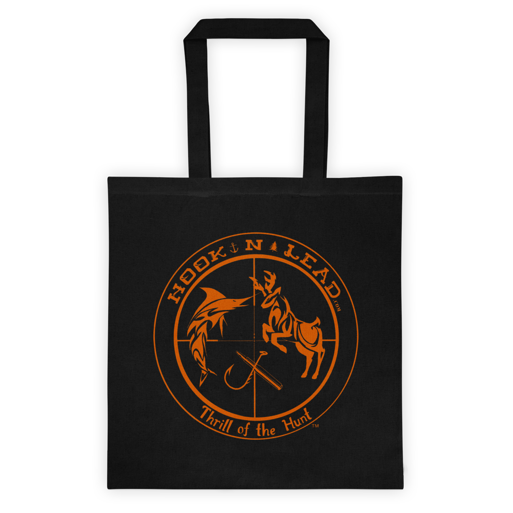 Download Canvas Tote bag with Blazing Orange print - HOOK N LEAD