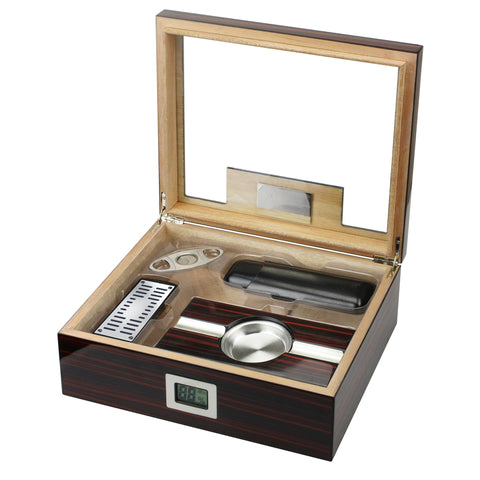 Kensington Humidor Gift Set