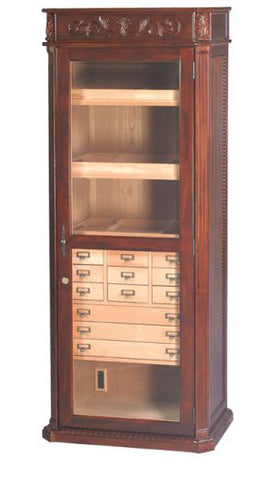 Humidor Supreme Olde English Cigar Cabinet Tower - 3,500 Cigar Capacity