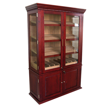 Quality Importers Tower 3000 Cigar Display Humidor 4-8 in Black | Northwoods Humidors