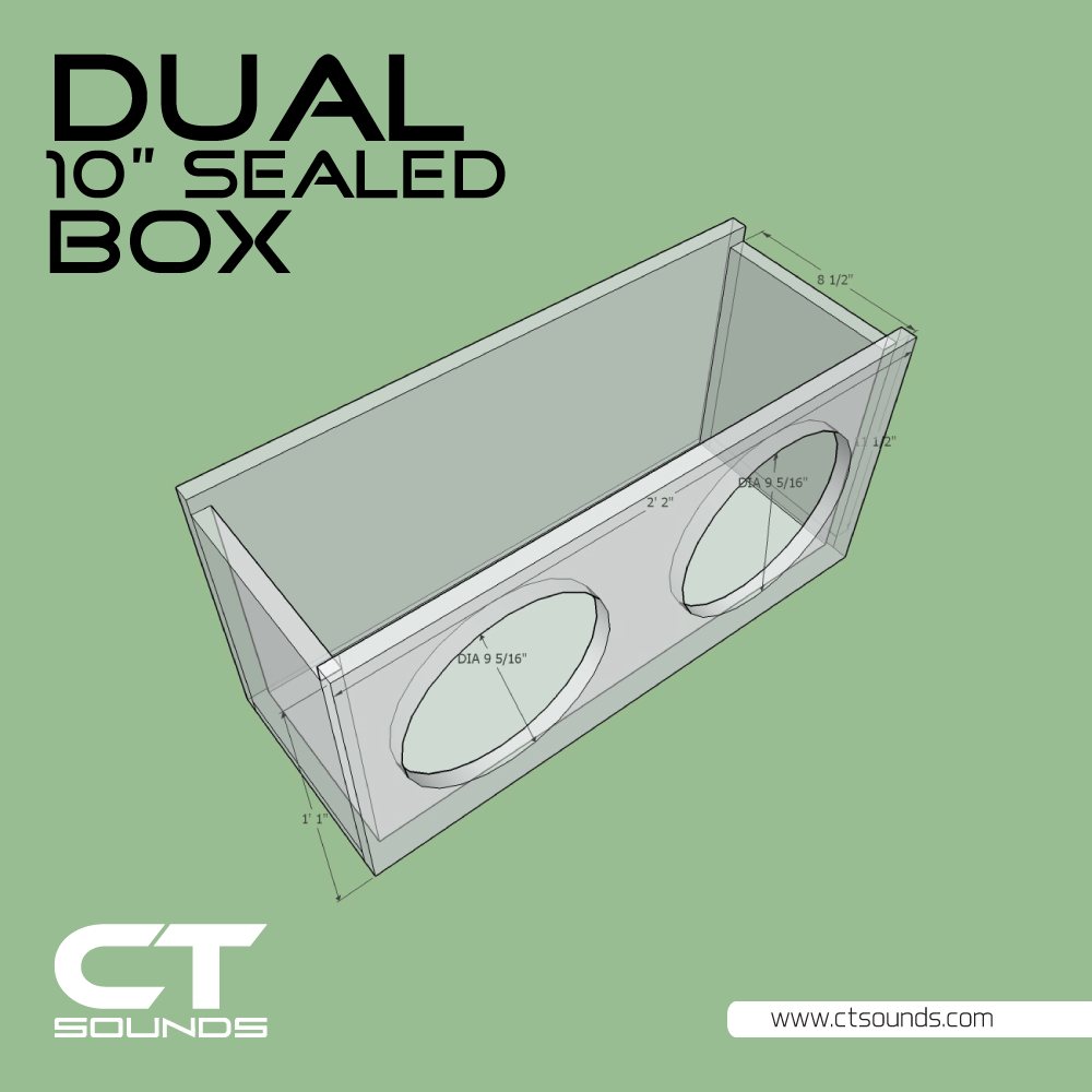 Dual Sealed Subwoofer Box Design | CT SOUNDS | Reviews on Judge.me