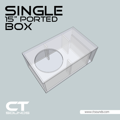 15 Inch Ported Subwoofer Box Design | CT SOUNDS | Reviews on Judge.me