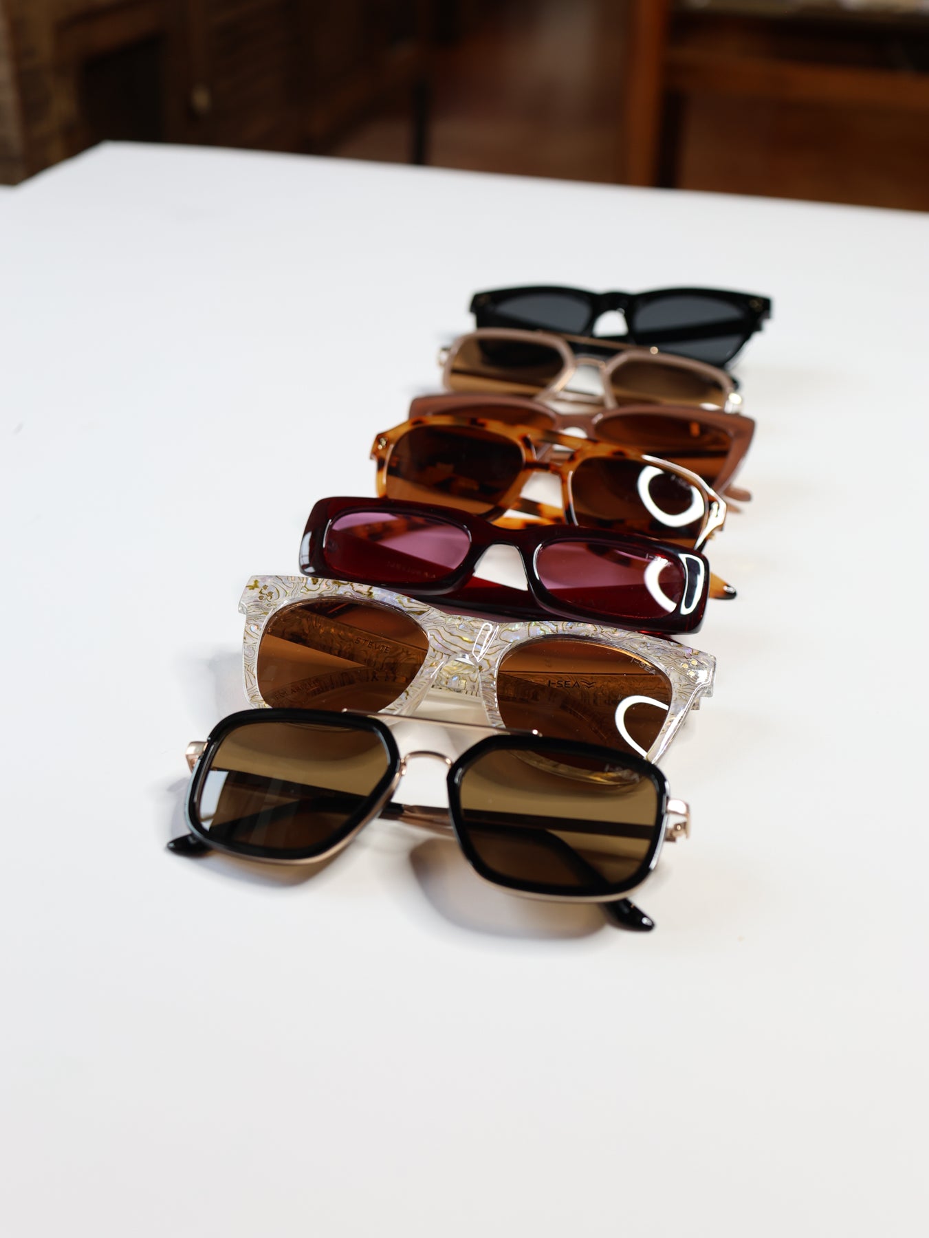 maverick - sunglasses ( dusty rose / brown )