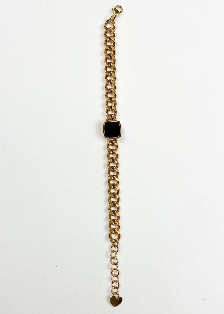 Bracha Midnight Enamel Link Bracelet