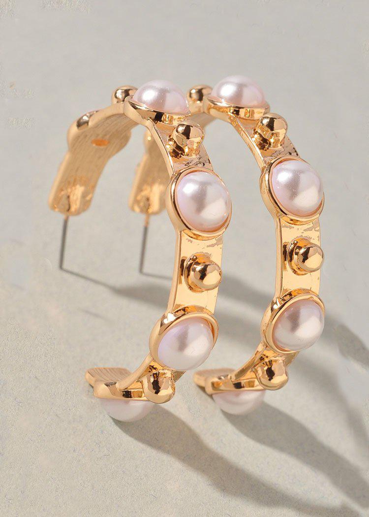 Akoya Pearl Stud Hoop