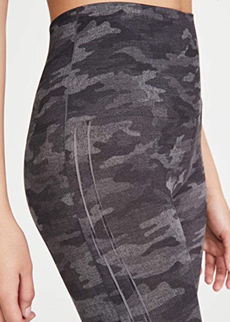 Spanx Look at Me Now High-Rise Camo Leggings -Htr Camo