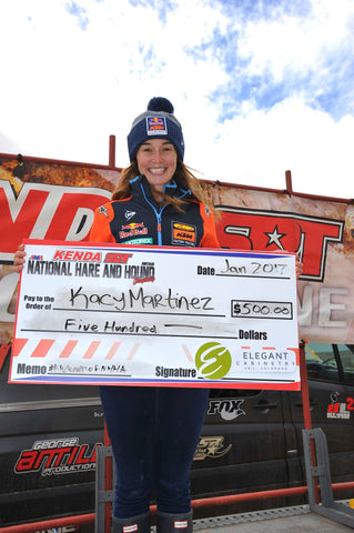 Kacy Martinez Podium