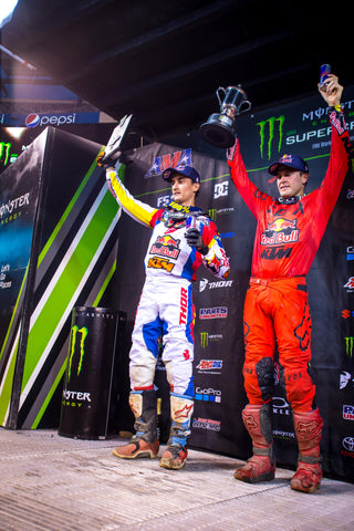 Musquin and Dungey Podium