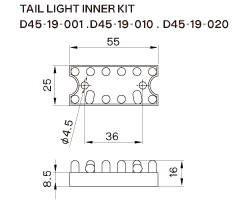 inner tail light specs