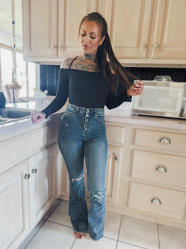 Fiona High Waist Flare Jeans