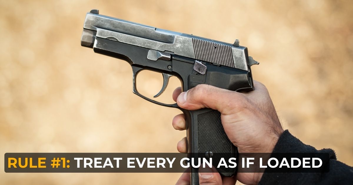 4 rules of gun safety