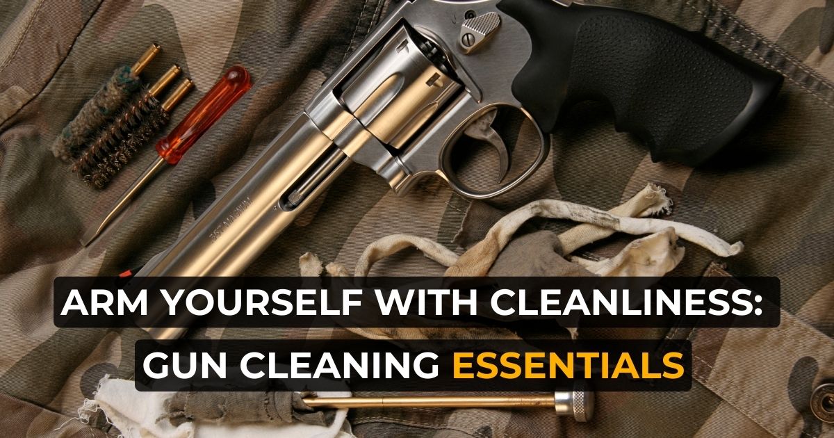 what is the first step in cleaning a firearm