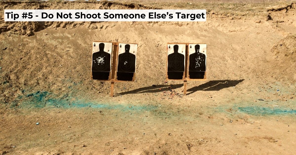 Gun range etiquette