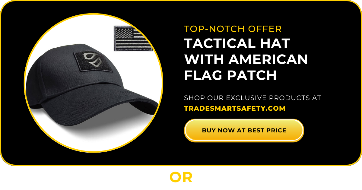 black tactical hat