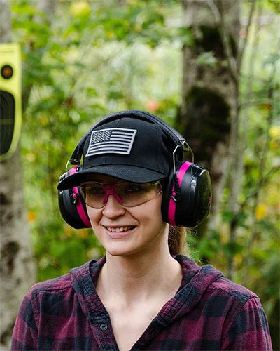 Woman wearing TradeSmart tactical hat