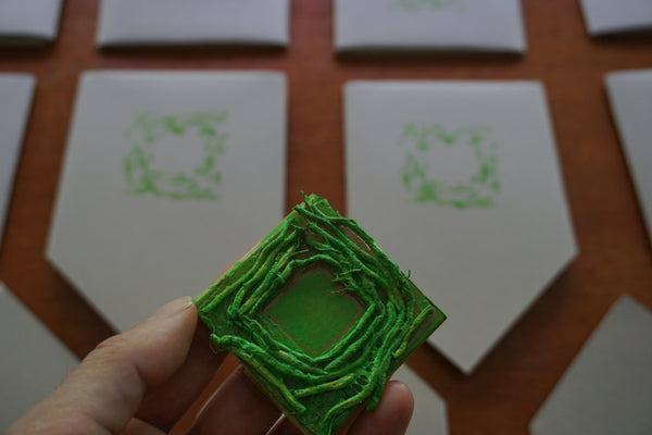 Green Vetiver stamp & cards