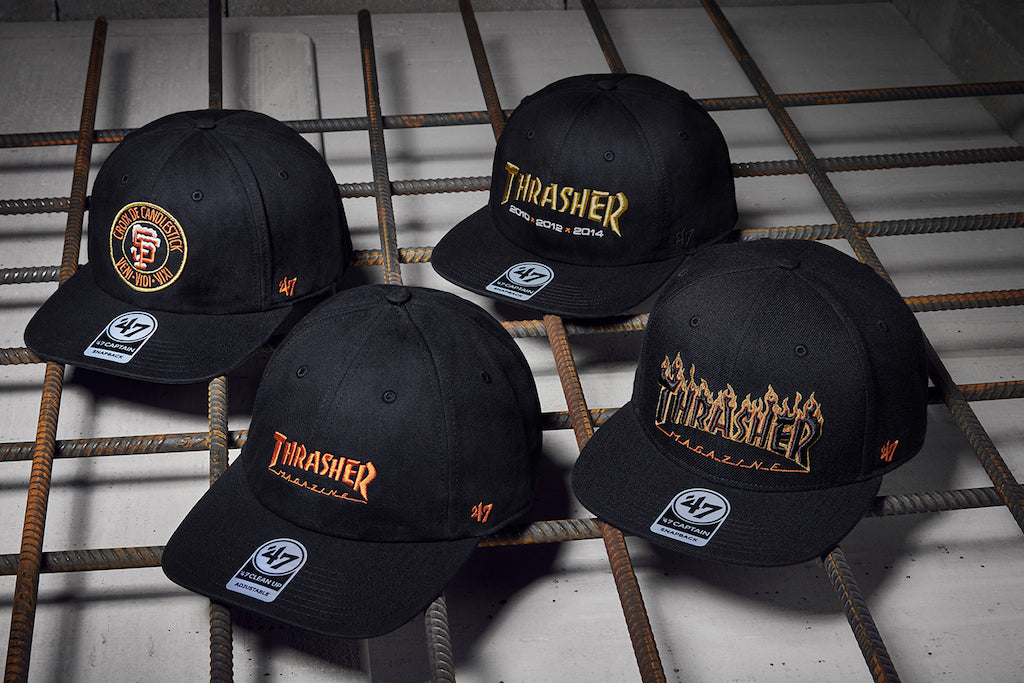 Thrasher X SF Giants Special Cap by 47 Brand --> Shop Hats