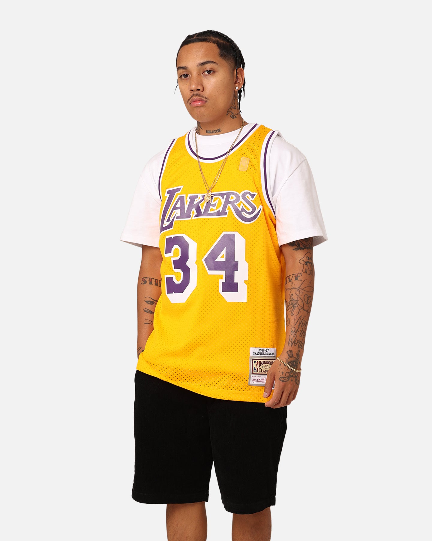 Mitchell & Ness Men's 1996 Los Angeles Lakers Shaquille O'Neal #34