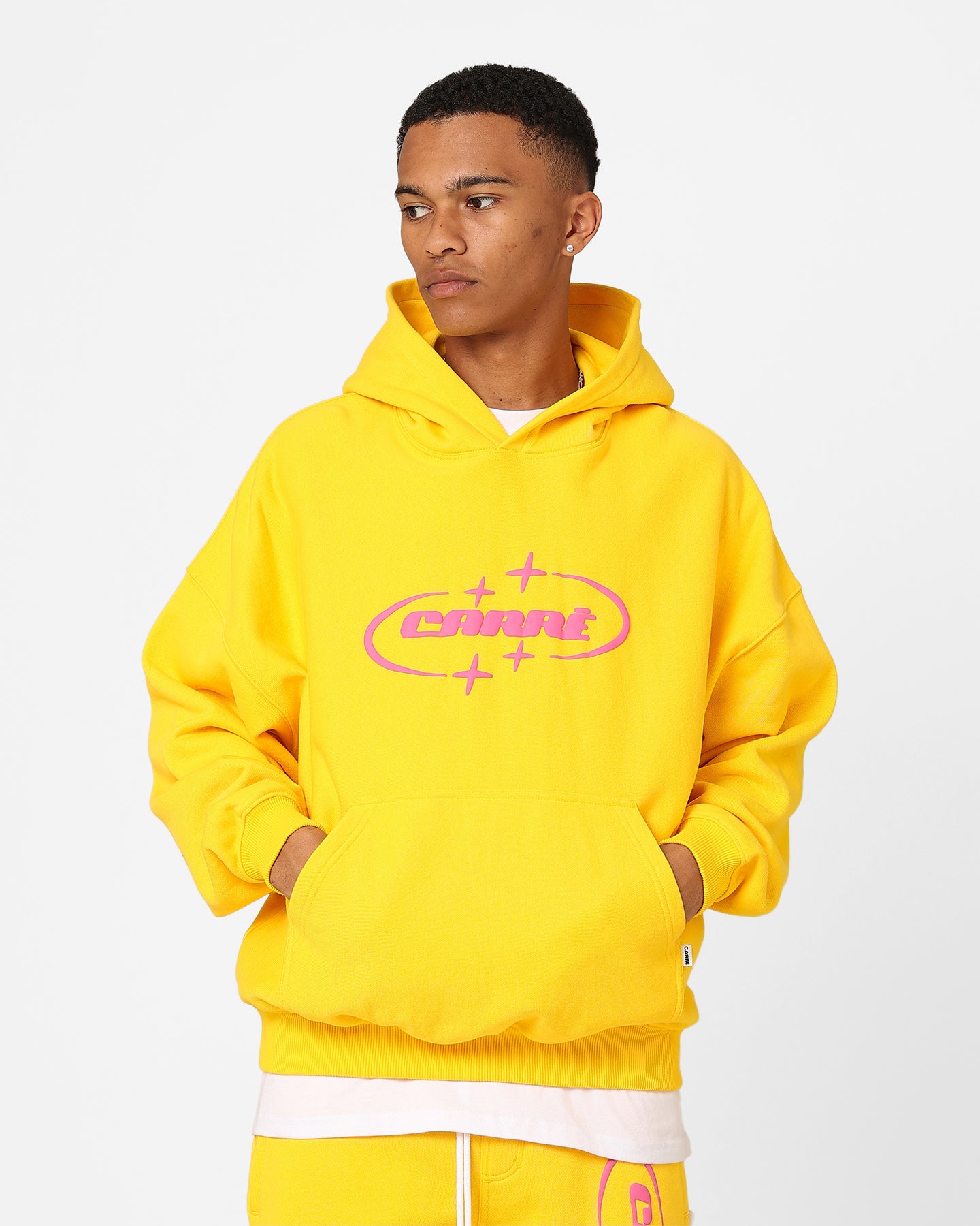 Carre 2K Oversized Hoodie Yellow | Culture Kings NZ