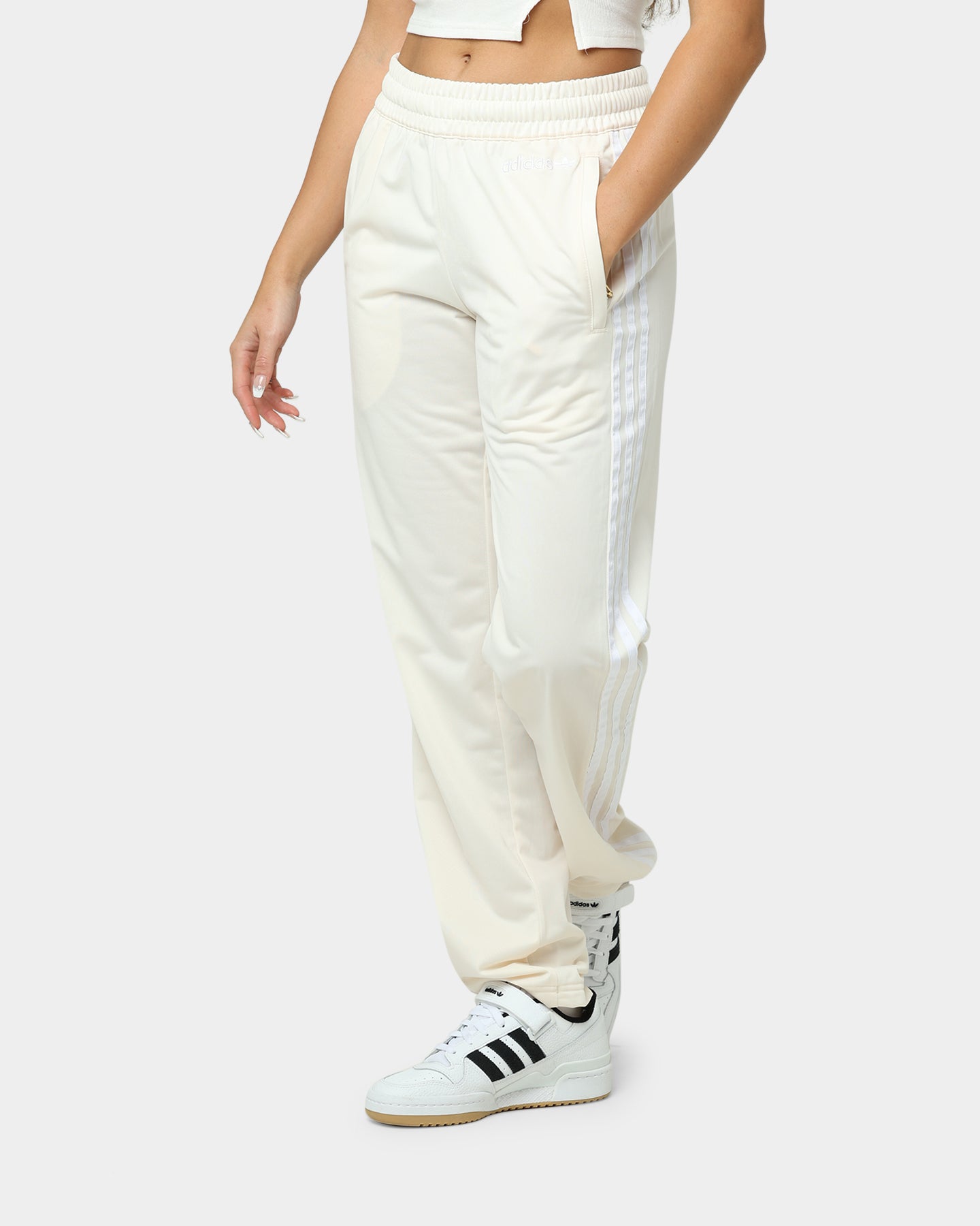 Adidas TIRO Track Pants White Women's Stripe Adidas