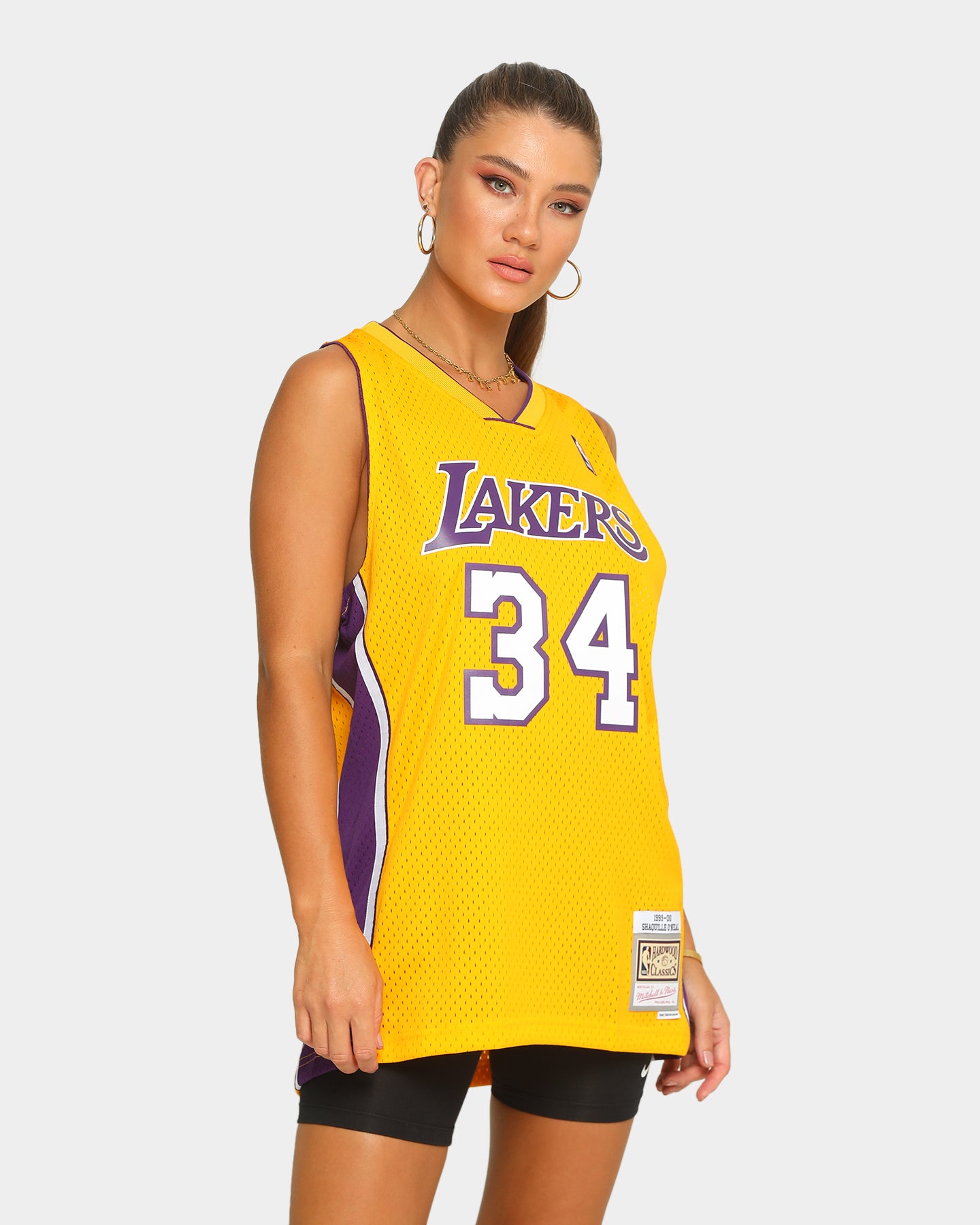 Lids Shaquille O'Neal Los Angeles Lakers Mitchell & Ness Hardwood Classics  Off-Court Swingman Jersey - Yellow