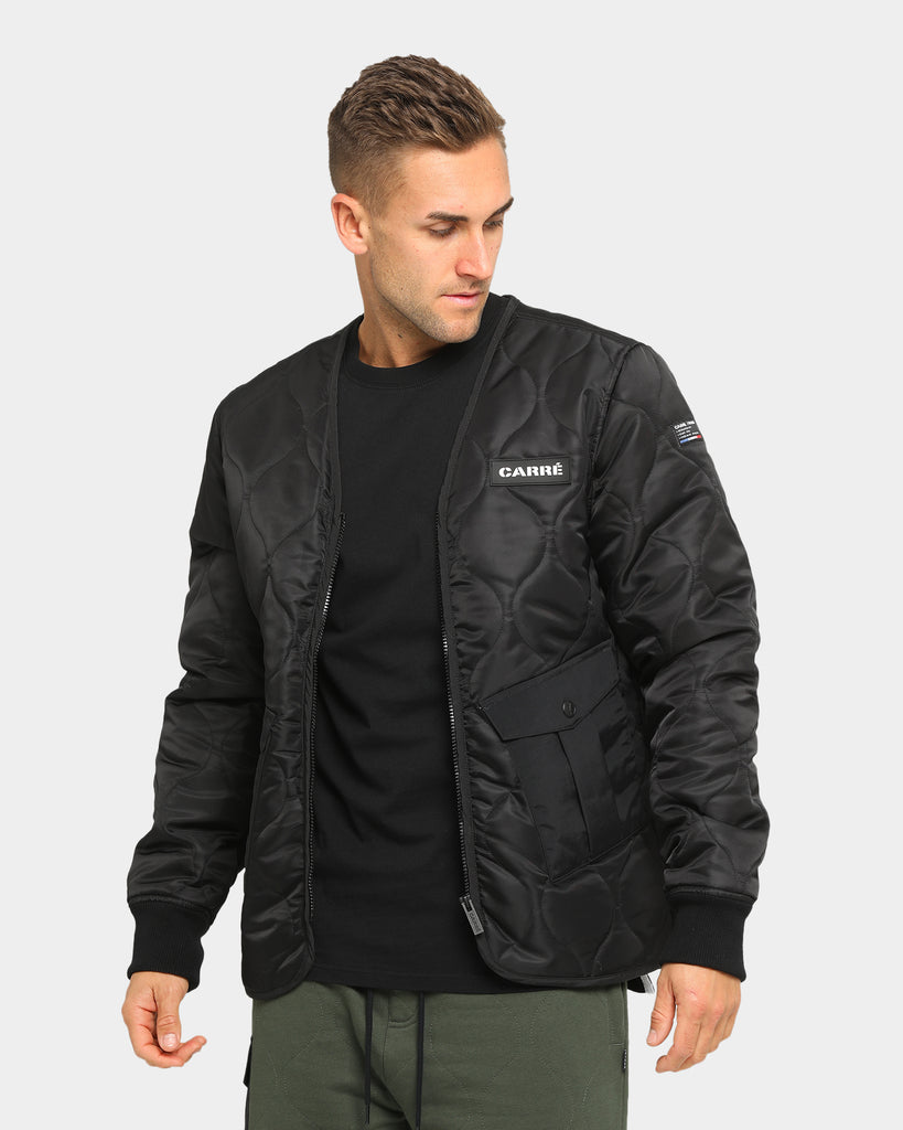 Carré Roadman Quilted Jacket Black | Culture Kings NZ