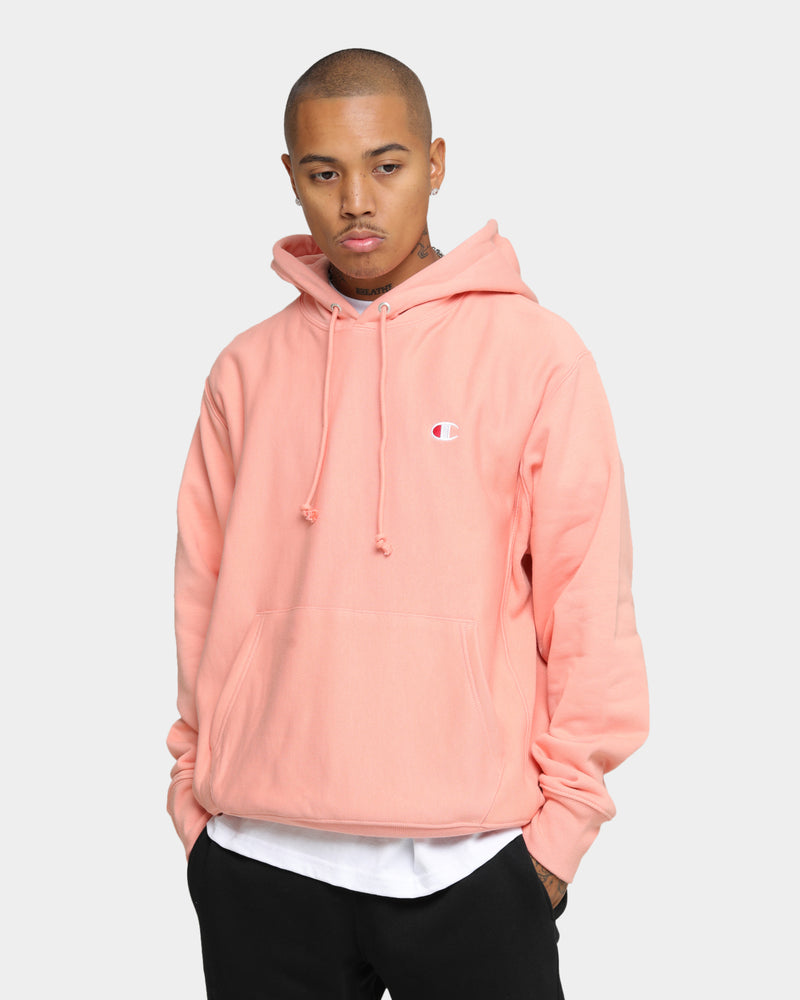 mens peach champion hoodie