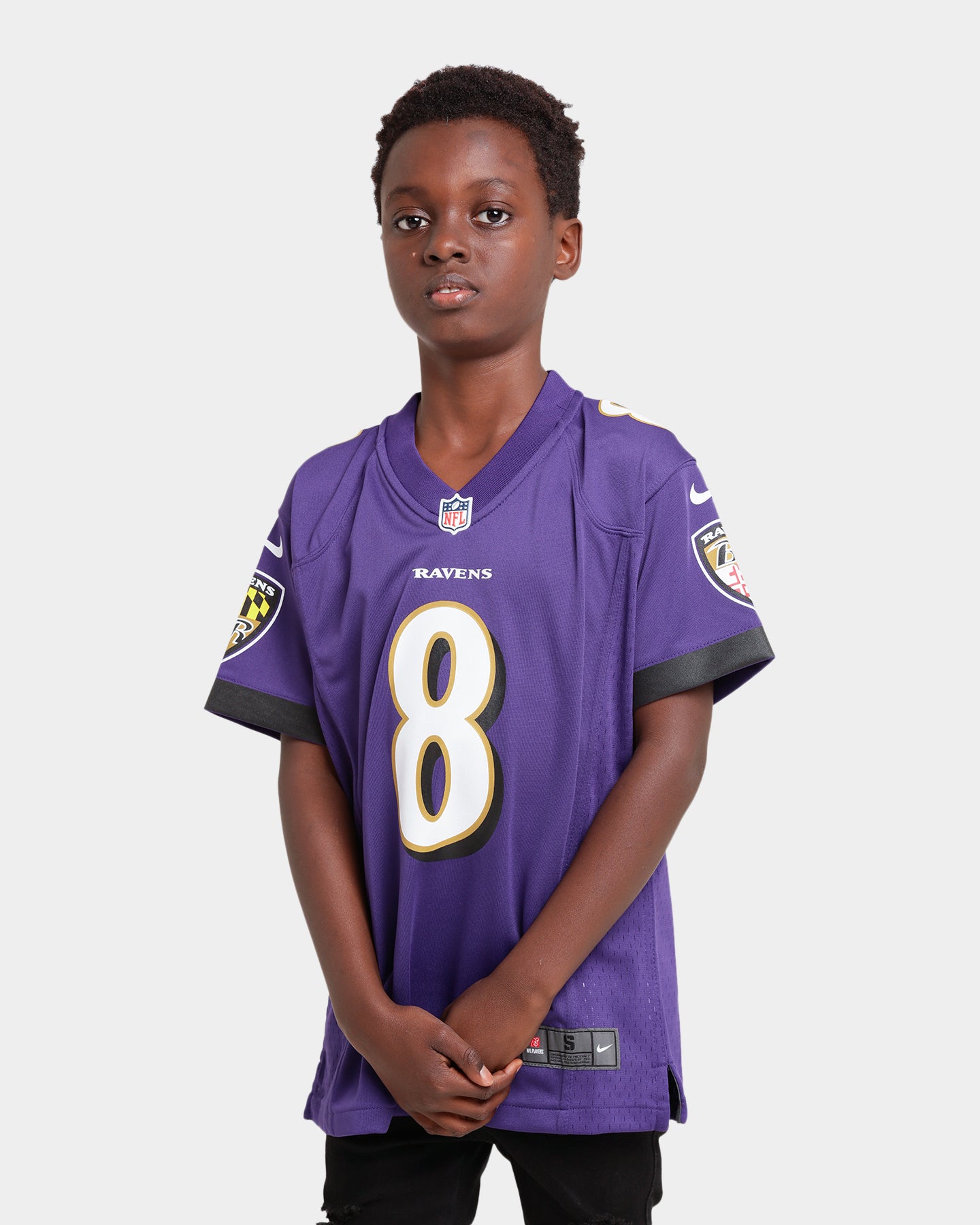 Lamar Jackson #8 Baltimore Ravens Nike Toddler Game Jersey -Black