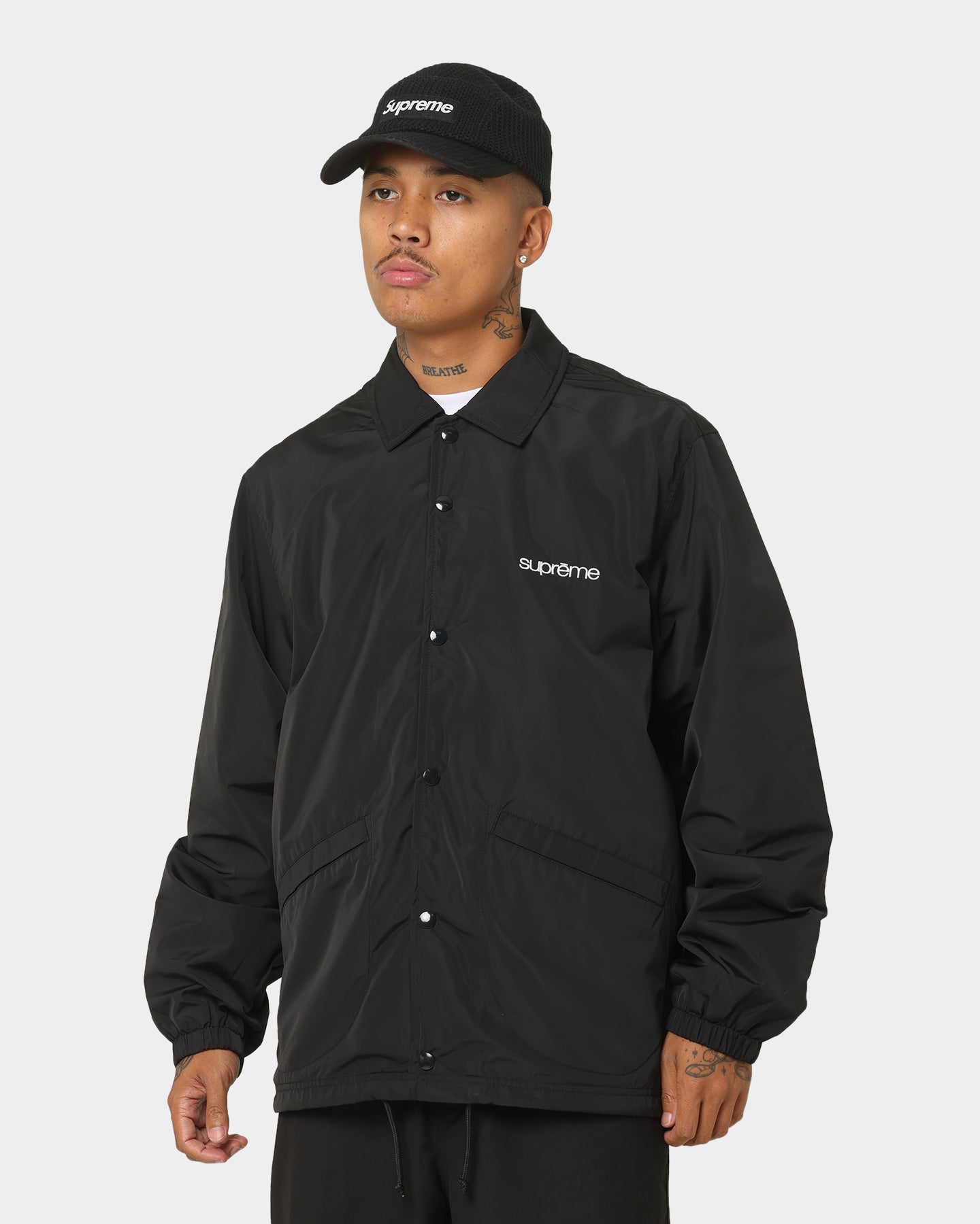 Supreme Five Boroughs Coaches Jacket Black | Culture Kings NZ