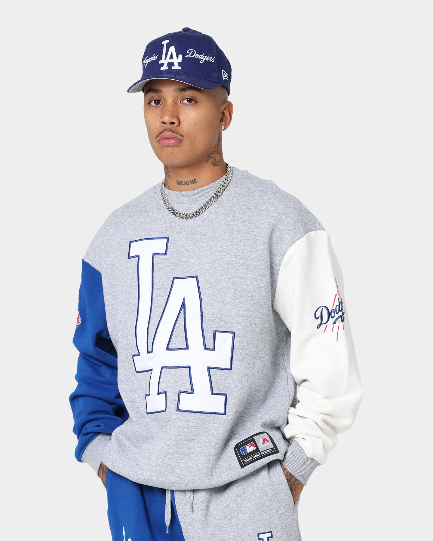 Majestic Athletic Los Angeles Dodgers Core Crewneck Sweatshirt