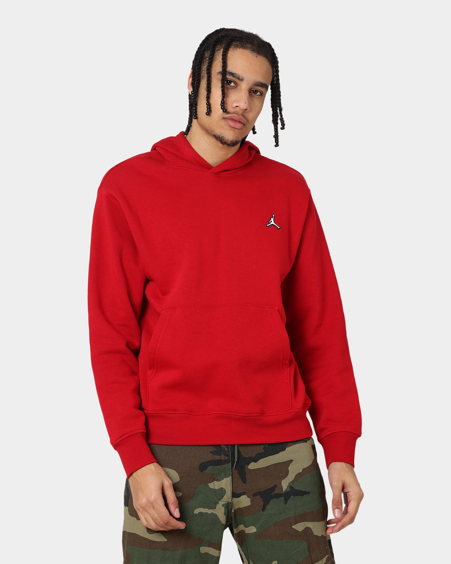 687 - Red Jordan Essential Men's Hoodie Red DQ7466 - Red Jordan