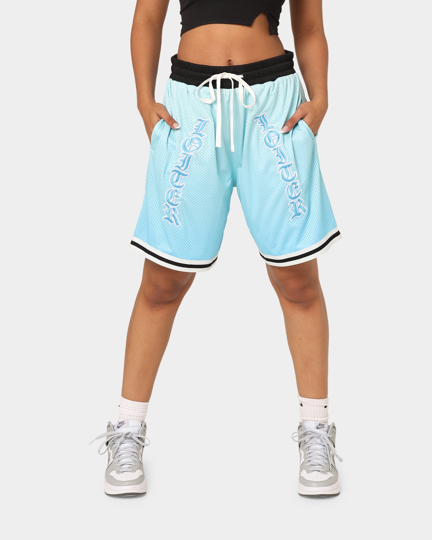 Loiter Gradient Basketball Shorts Blue