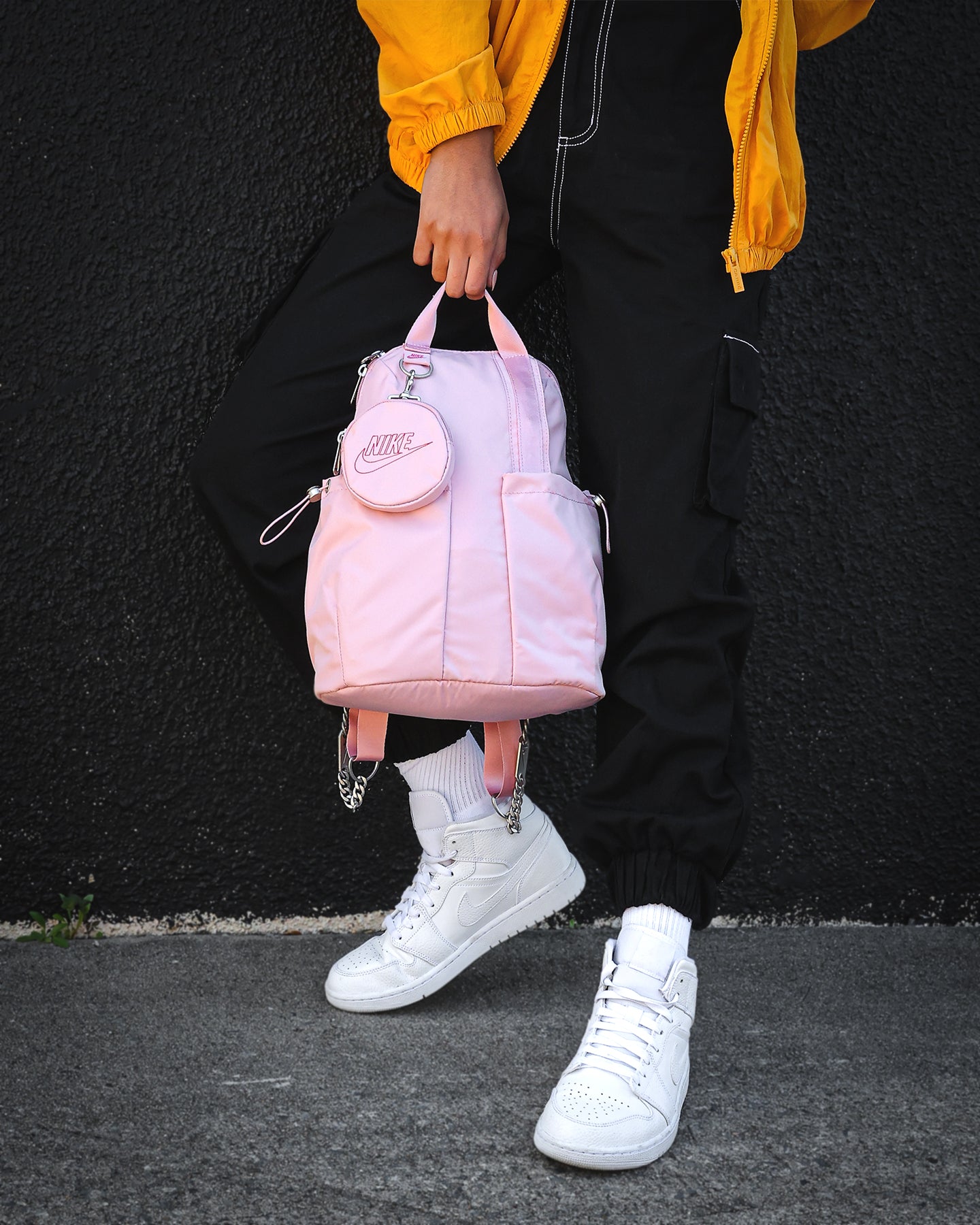 Nike Futura Mini Pastel Pink Backpack