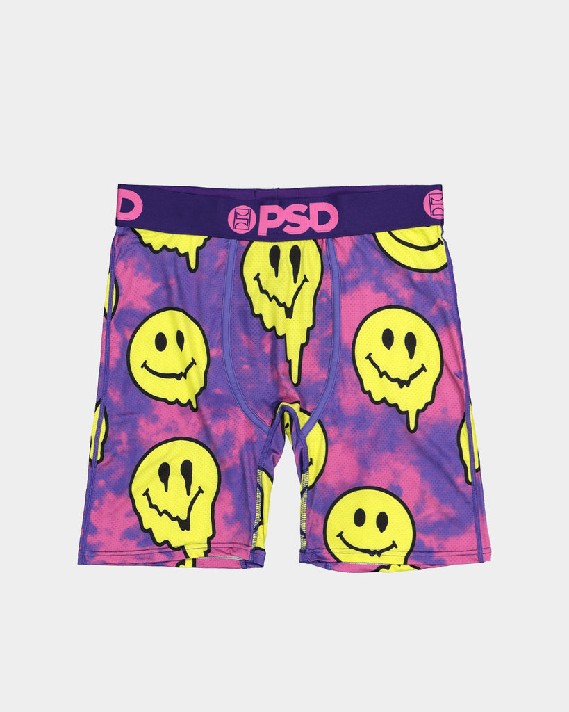 PSD x Smiley Dripped Micro Mesh Underwear Purple | Culture Kings NZ