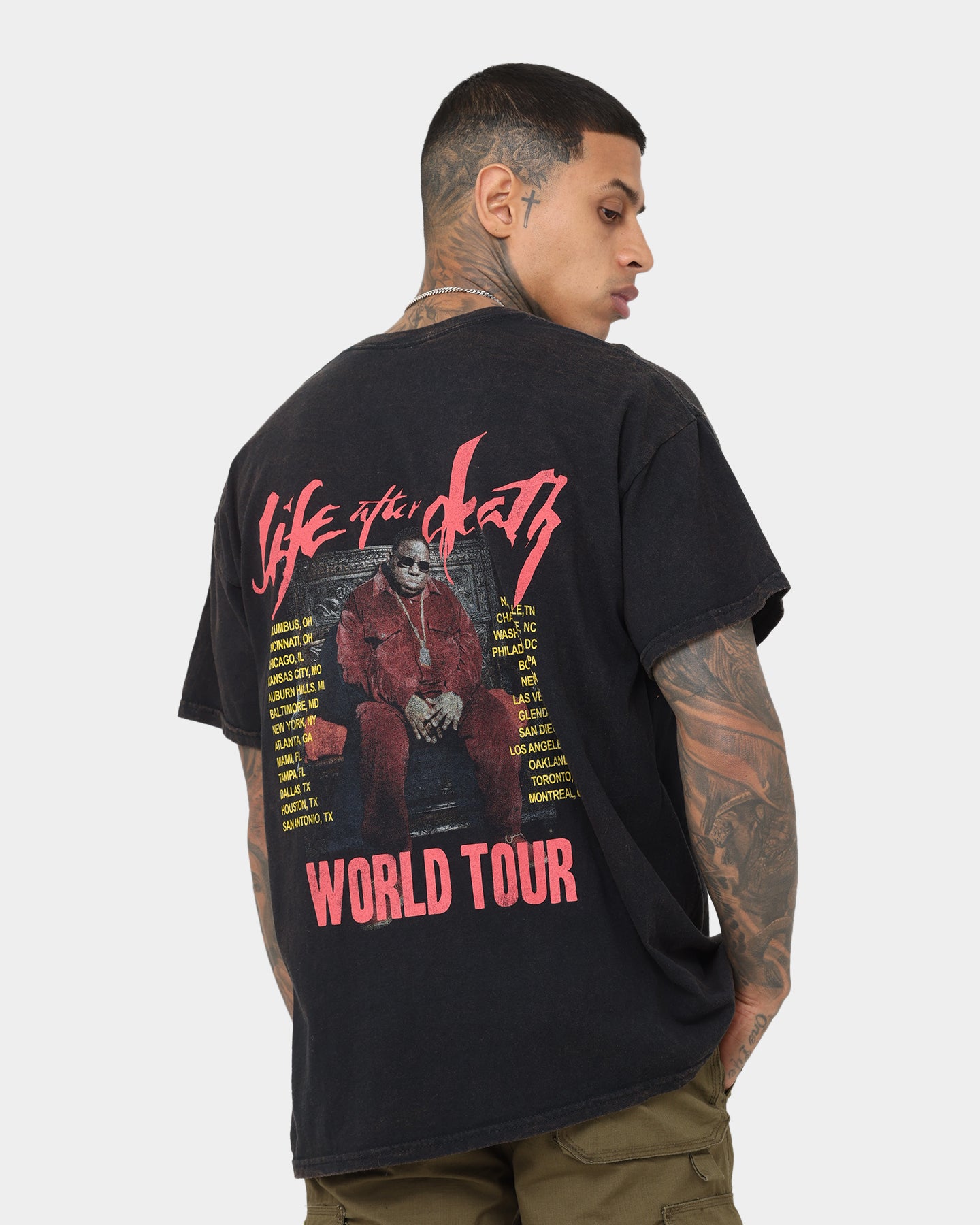 NOTORIOUS B.I.G Life After Death Vintage T-Shirt Black