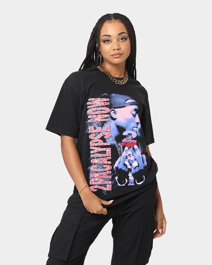 Tupac 2Pacalypse Now T-Shirt Black Wash | Culture Kings NZ