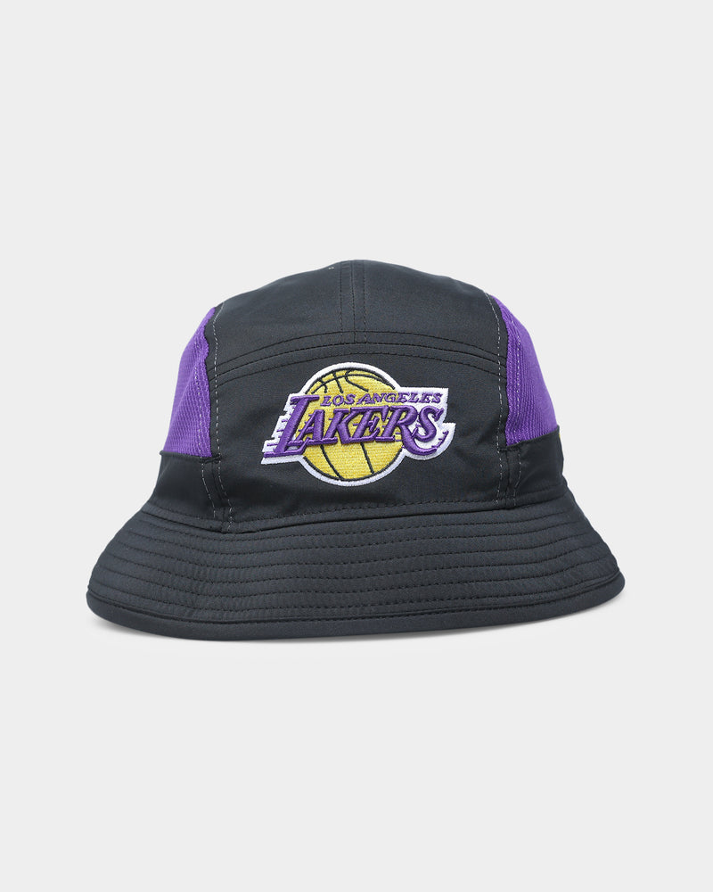 lakers bucket hat black