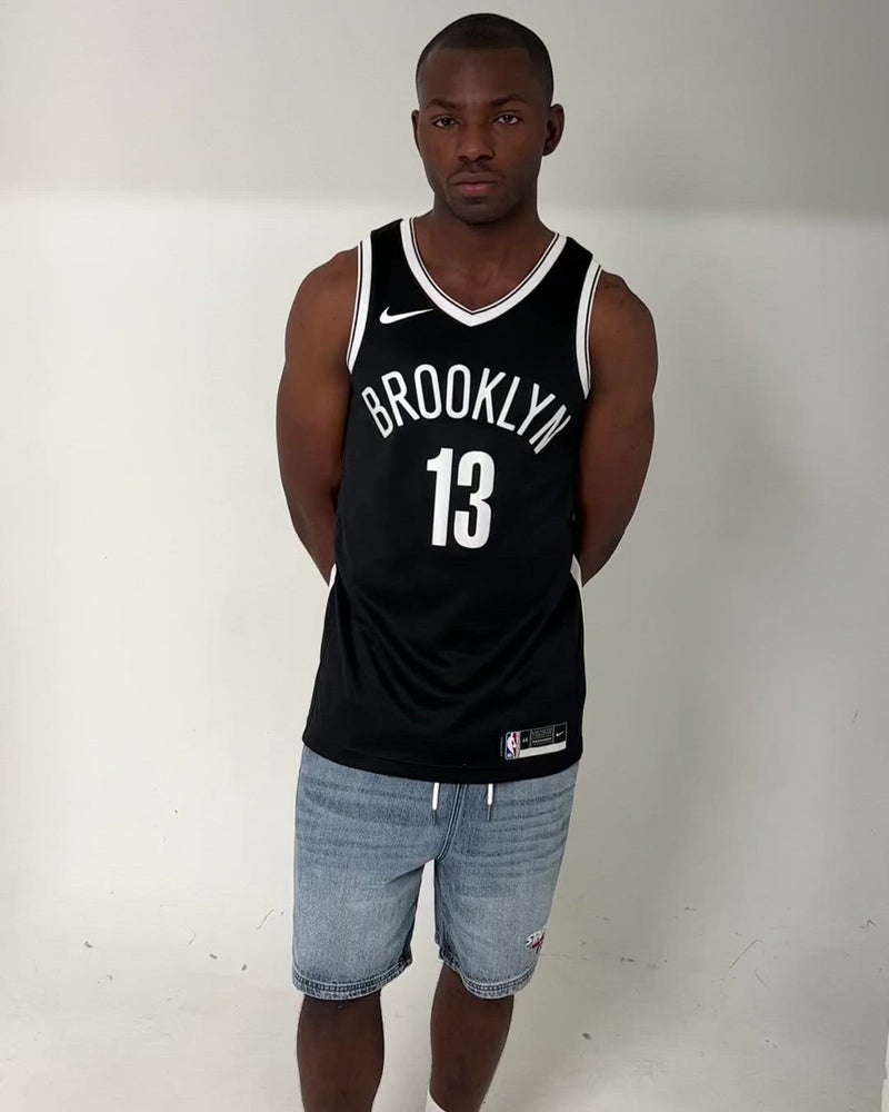 Men's Brooklyn Nets D'Angelo Russell Nike Black Swingman Jersey - Icon  Edition