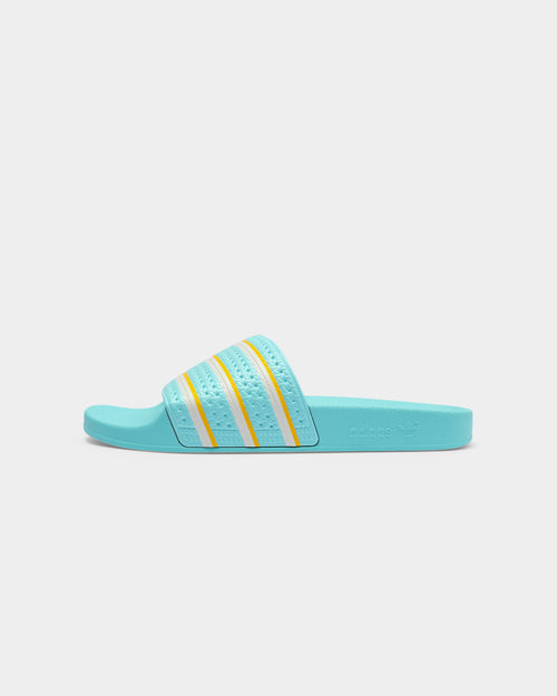 adidas adilette light blue