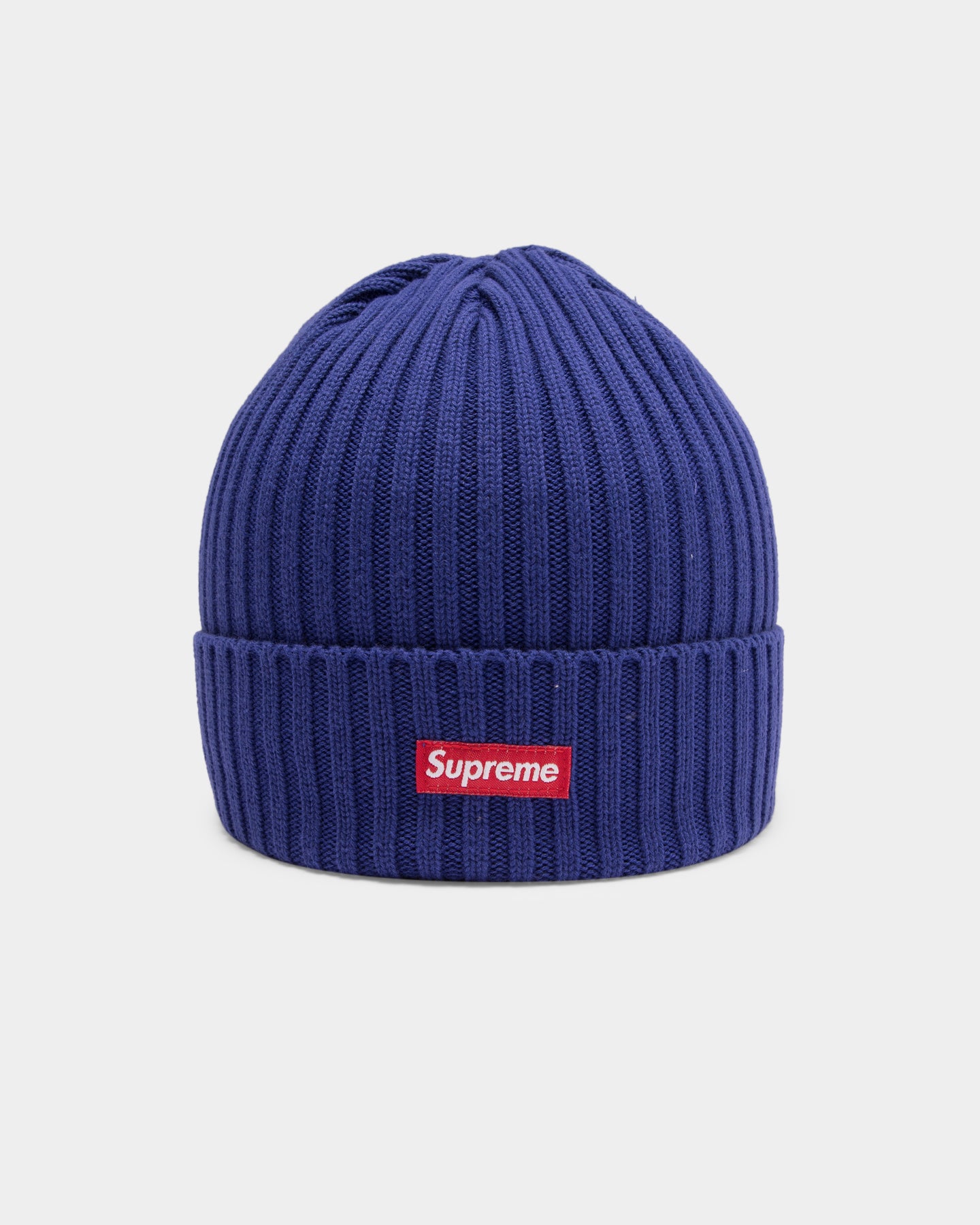 Supreme Men's Overdyed Beanie Dark Royal